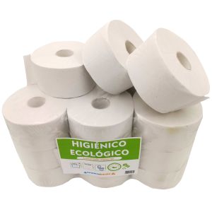 Papel Higiénico Ecológico - pack 18 unidades - tubo 40mm.